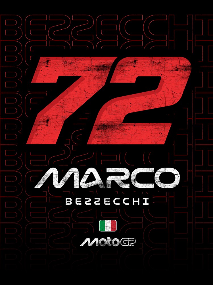 Marco Bezzecchi Number 72 Aprilia Racing MotoGP Aprilia Racing by Stotee