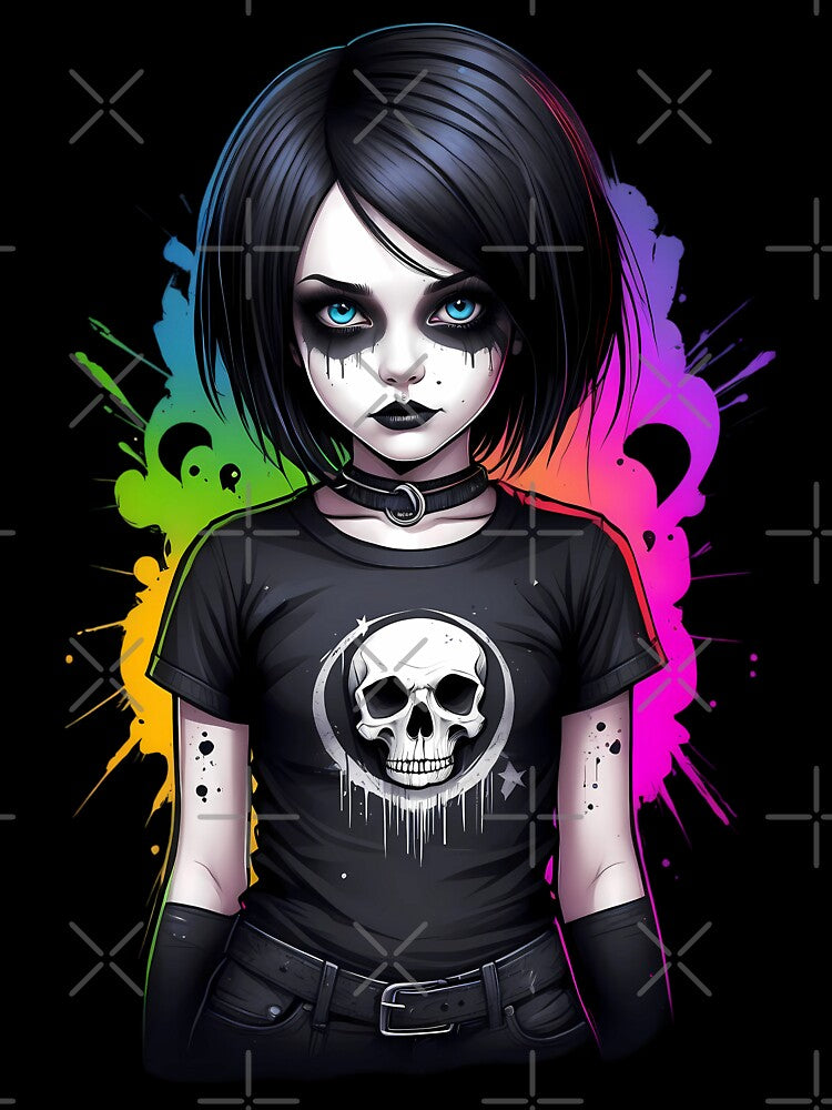 goth teen girl by lotsagoth
