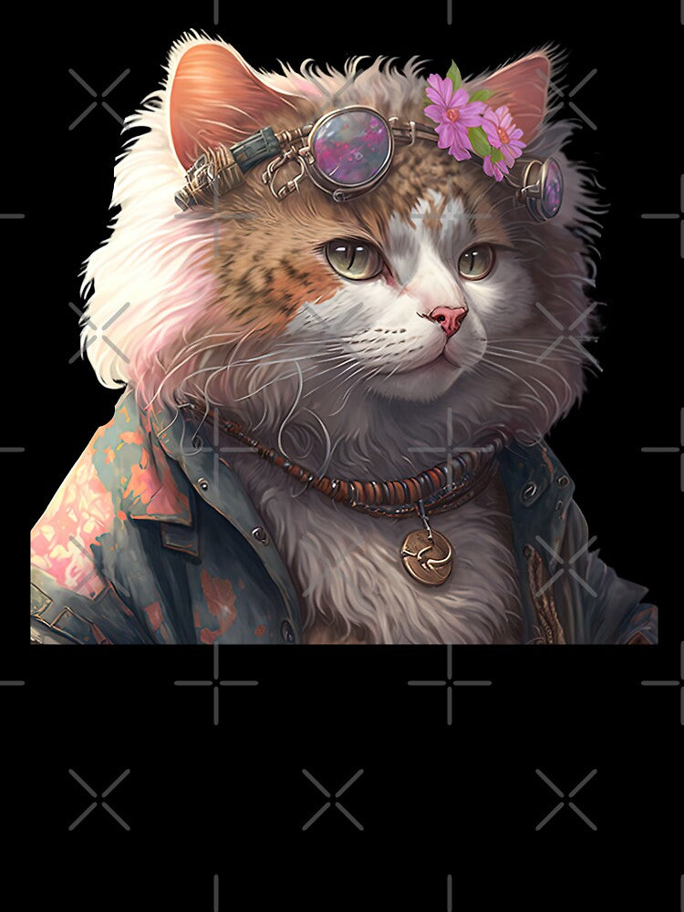 Hippie cat by AnimalArtPhotos