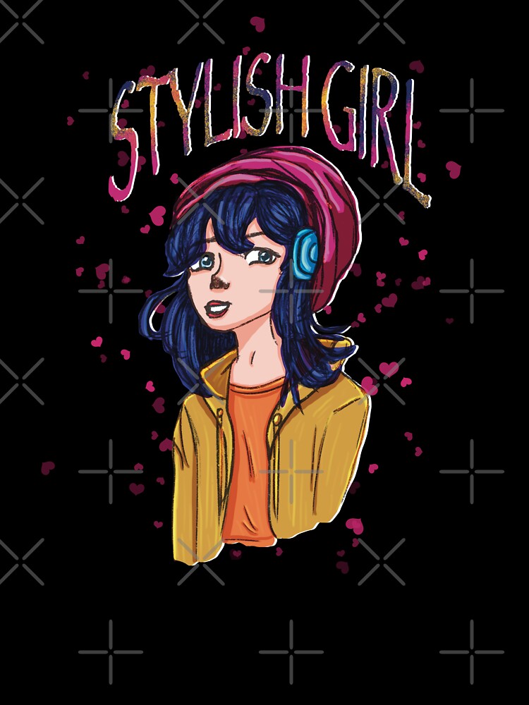 Stylish girl by Xatutik.art