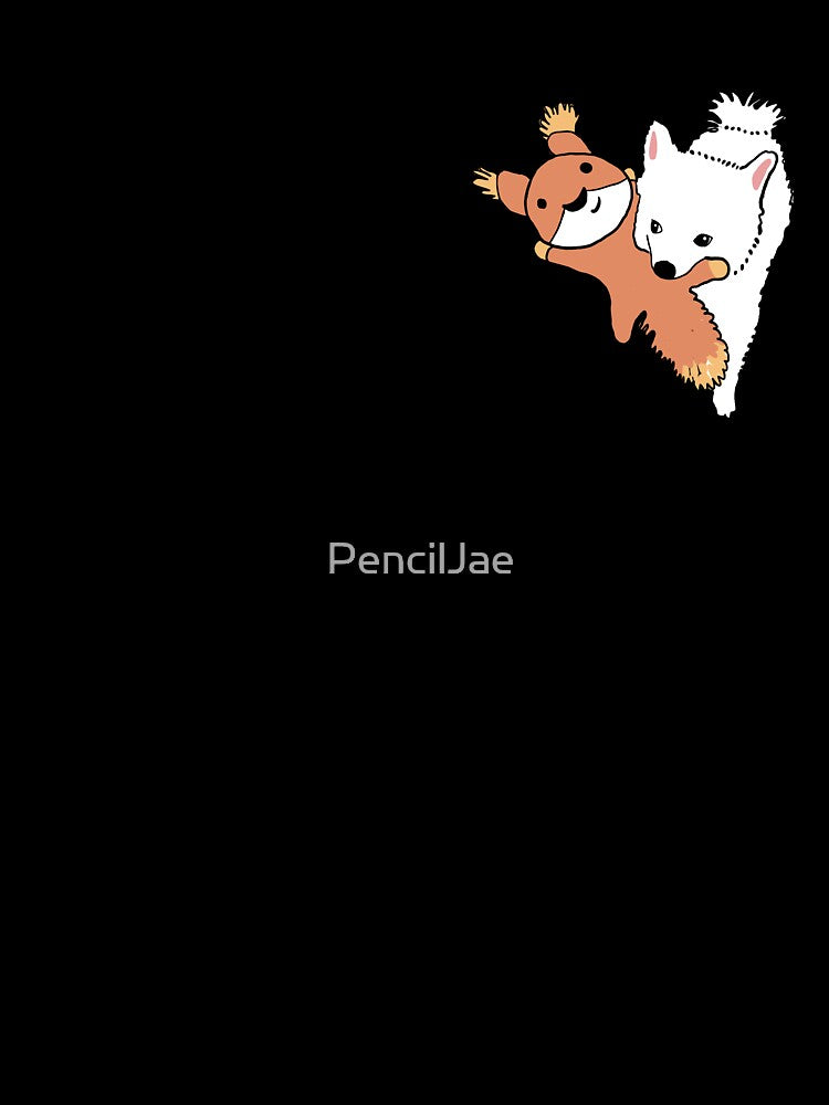 White Spitz Dog Sticker by PencilJae