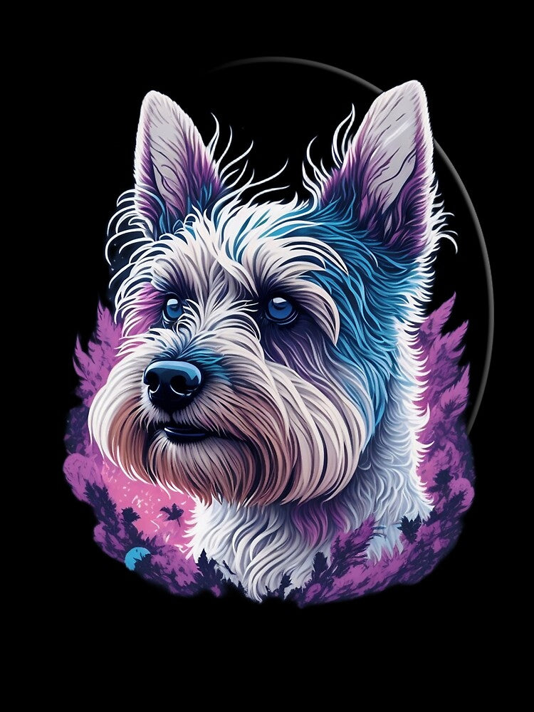 Vintage Terrier Dog by 3rd Eye Perceptions