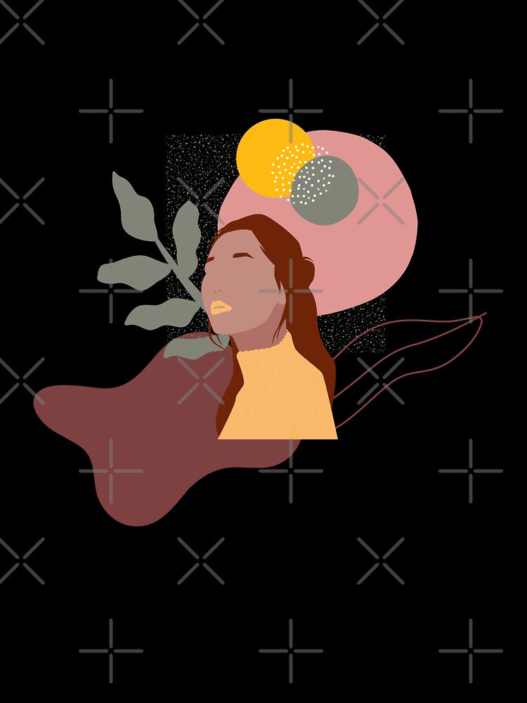 Boho Girl Nature yellow by BeeMeCreative