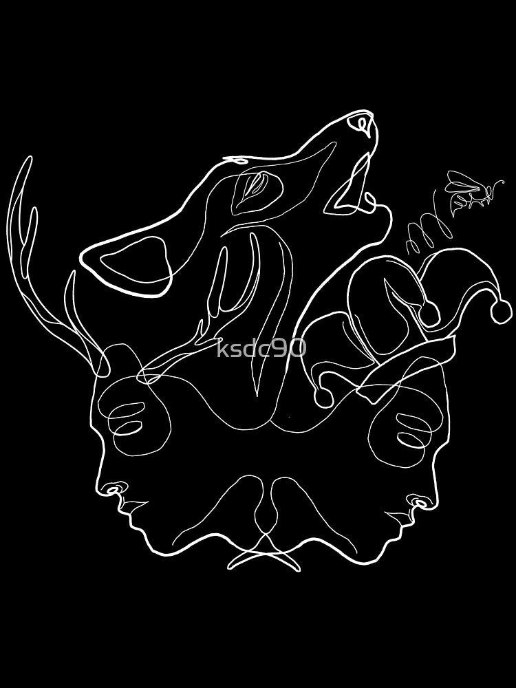 Fitz and the Fool and Nighteyes and Bee Inverted by ksdc90