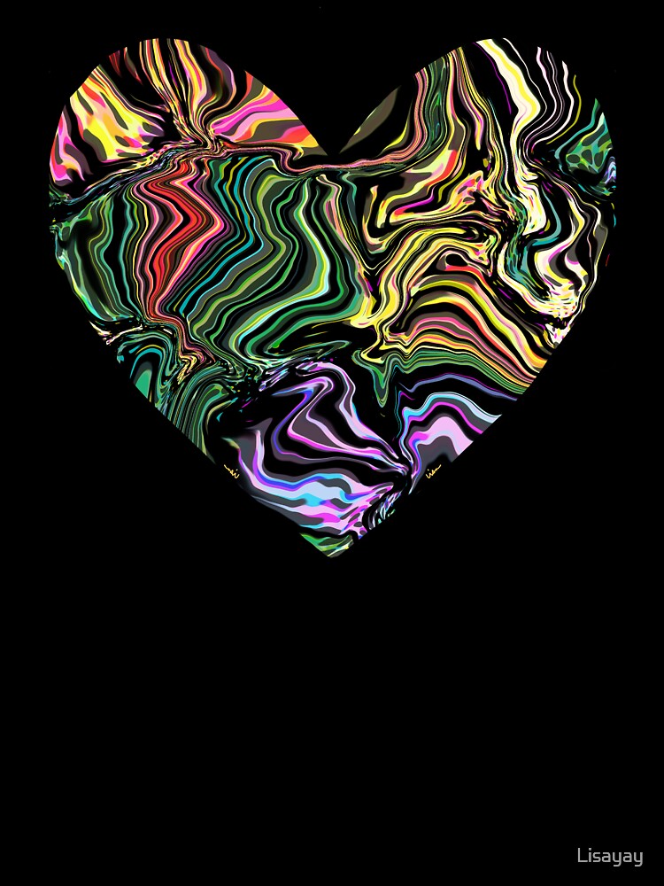 Painterly Heart by Lisayay