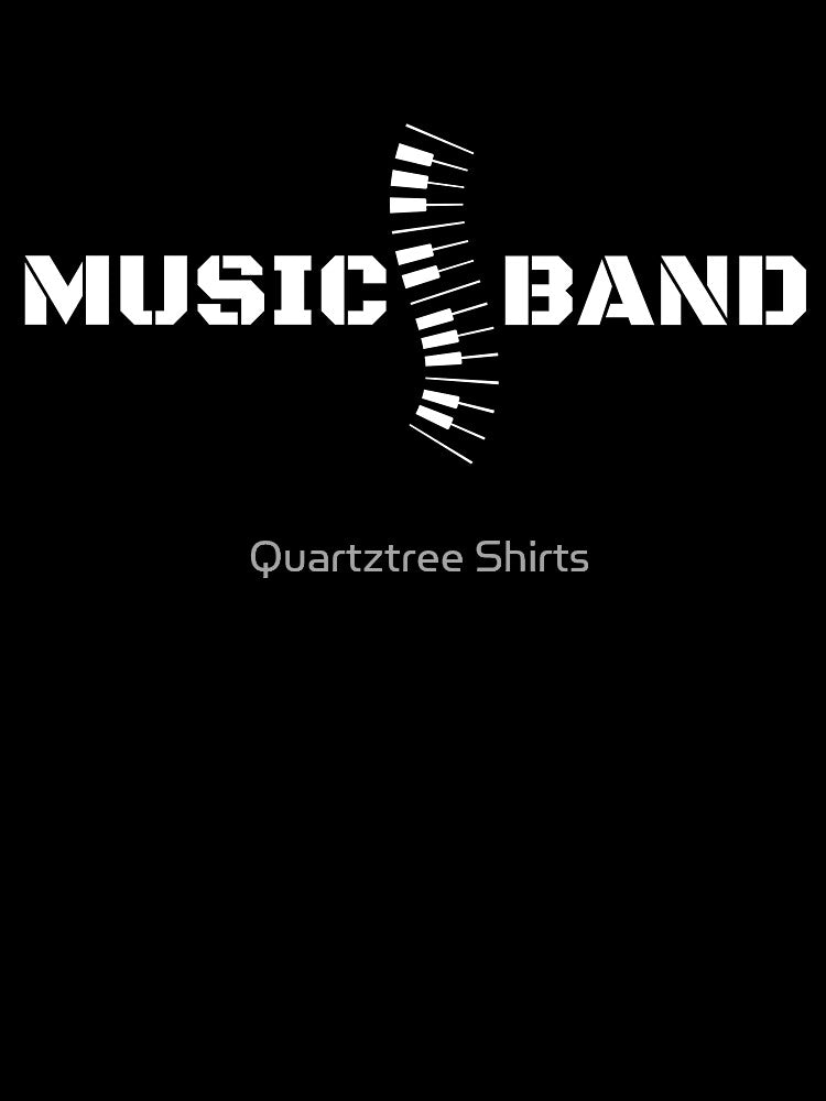 Music band piano by Quartztree Shirts