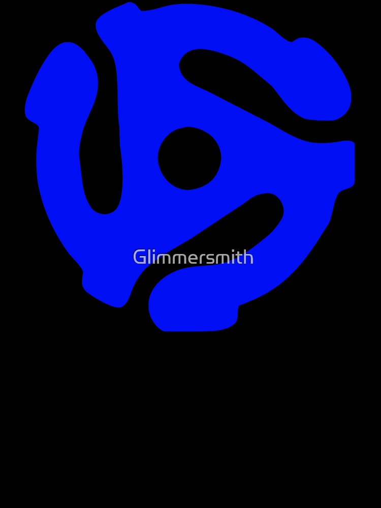 Music Geek, 45 rpm record adaptor, DJ music geek stuff by Glimmersmith