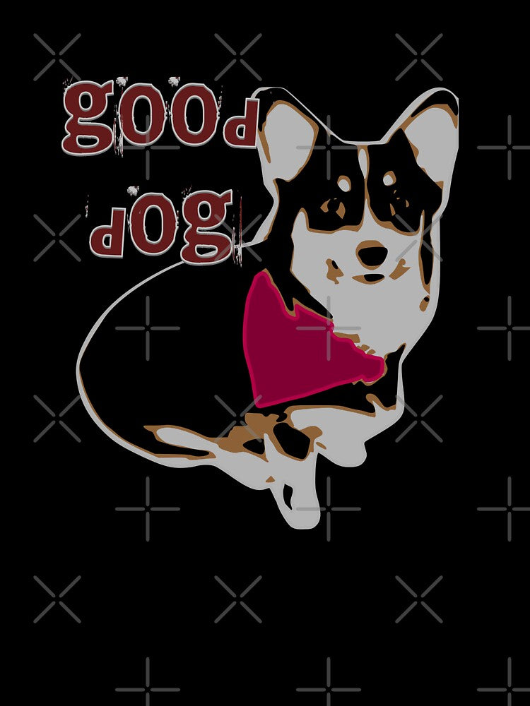 Good Dog Muffin Retro Corgi Design by Zelda's Garden