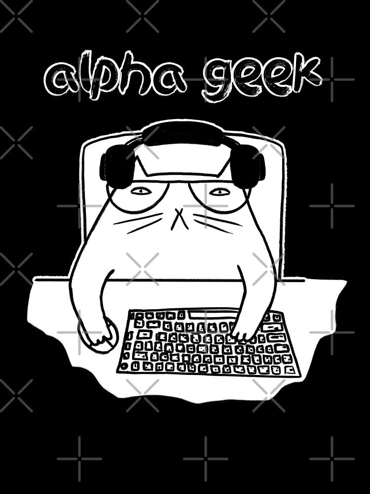 Alpha geek cat by eri-morie