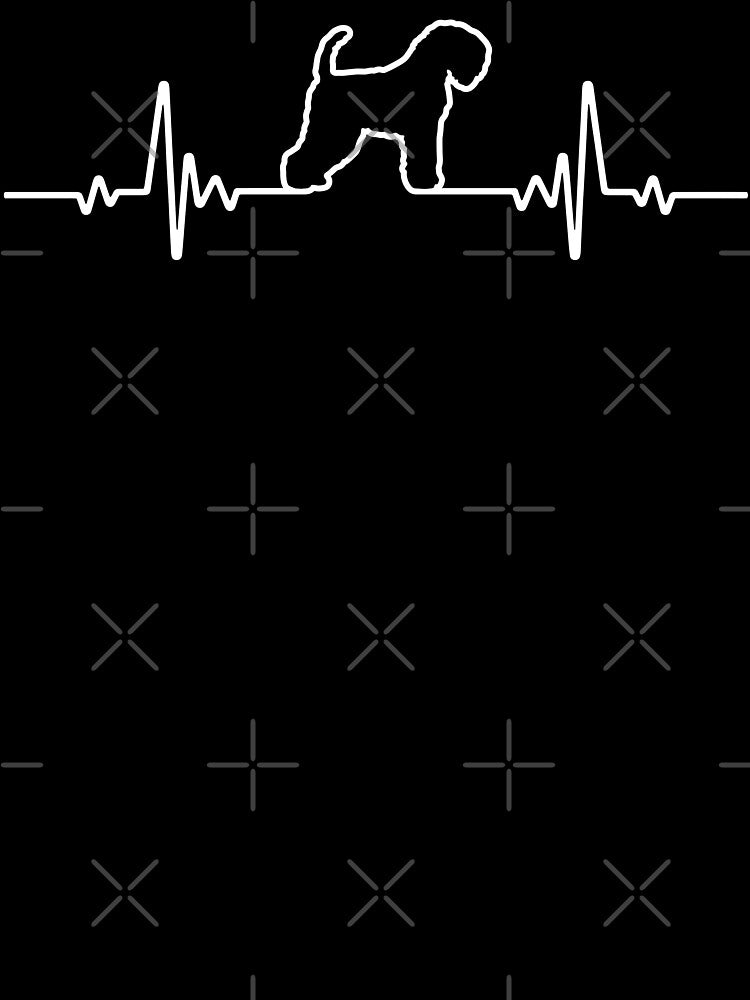 Minimalist Heartbeat Soft Coated Wheaten Terrier by More Cute Dogs