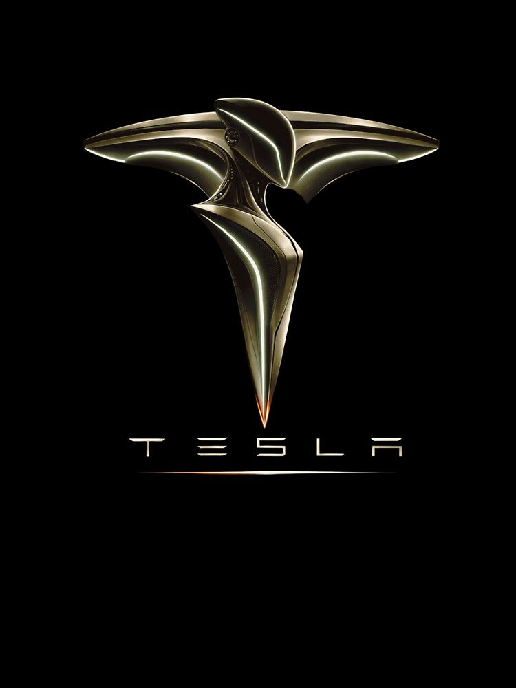 tesla logo art by TEEJAMBOREE
