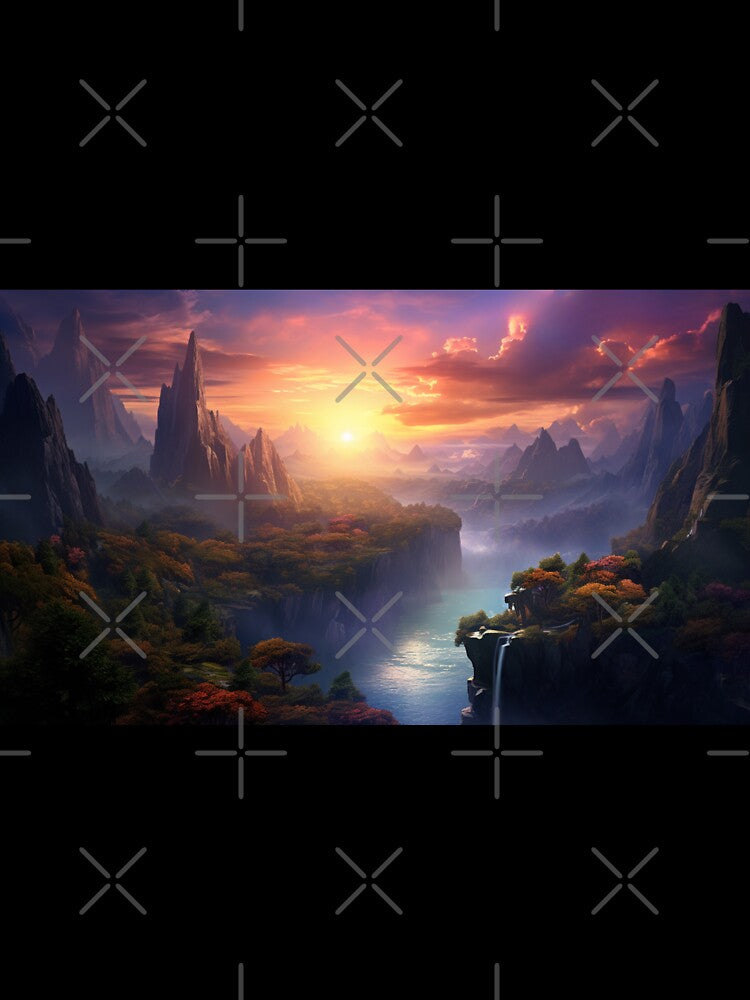 Fantasy Landscape - Grand Canyon Sunset by Fantasy Masterpiece