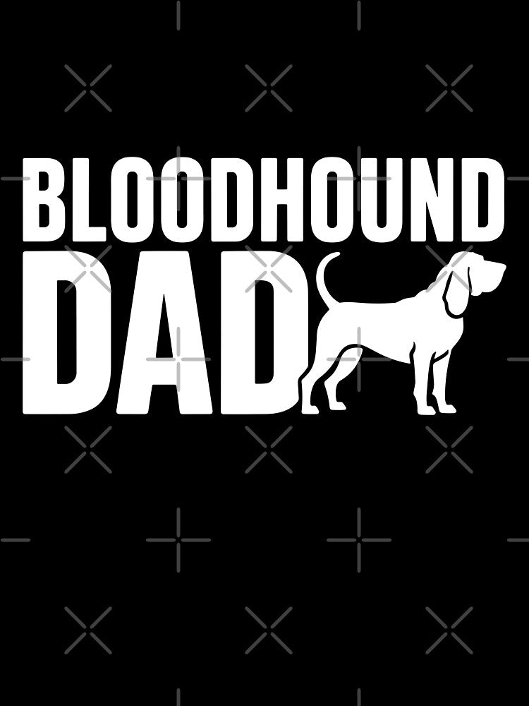 Bloodhound Dad by theartfulaspie