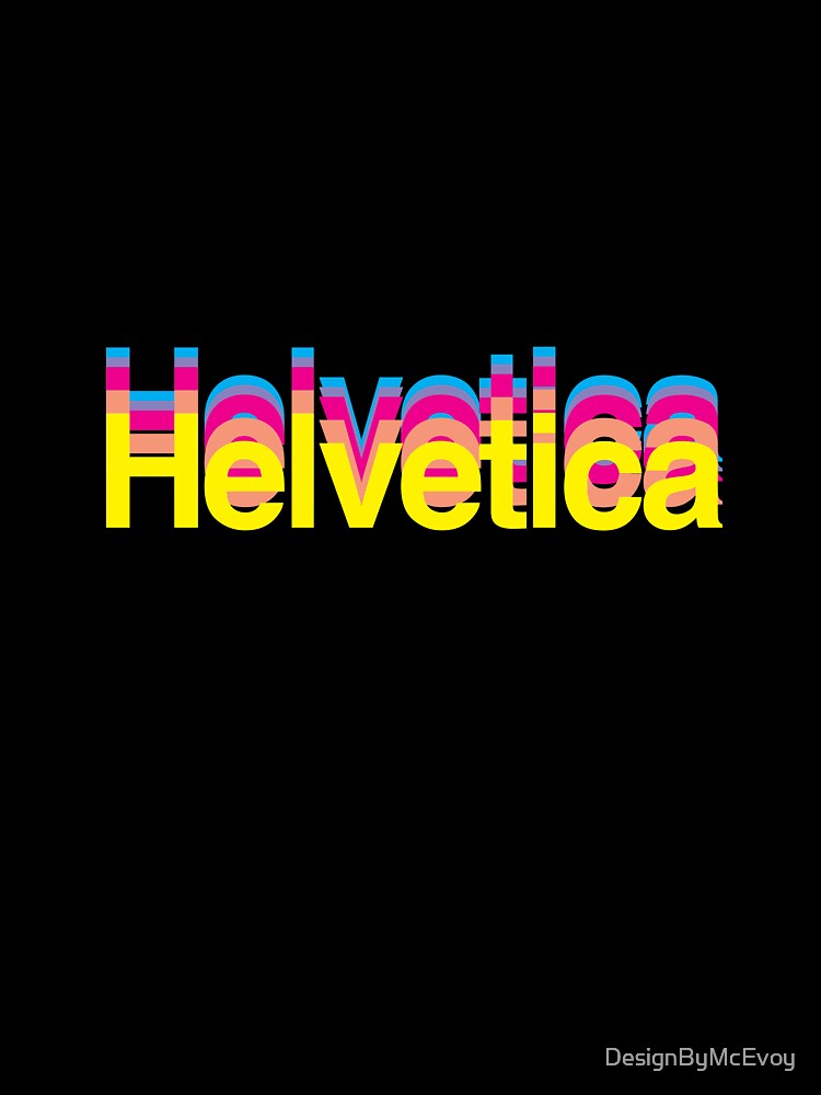 Helvetica CMYK 005 by DesignByMcEvoy