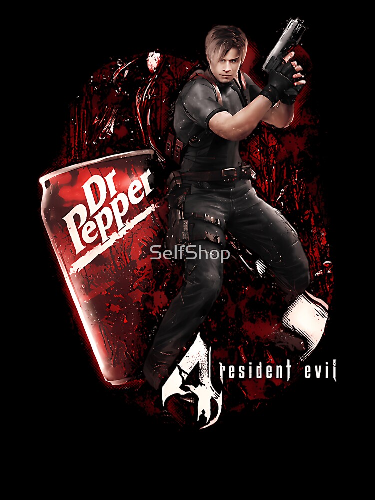The Resident Evil Leon Dr. Pepper Collaboration Gamer Unisex Streetwear Menswear Womenswear For Fans by SelfShop