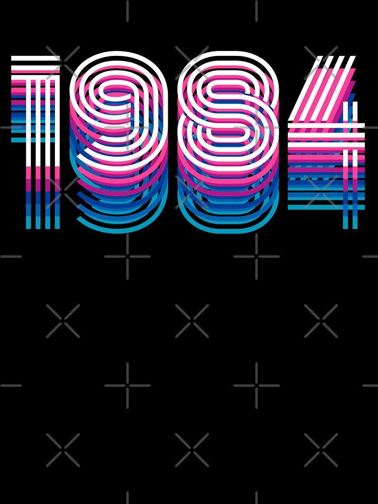 1984 Year Retro Neon by favestore