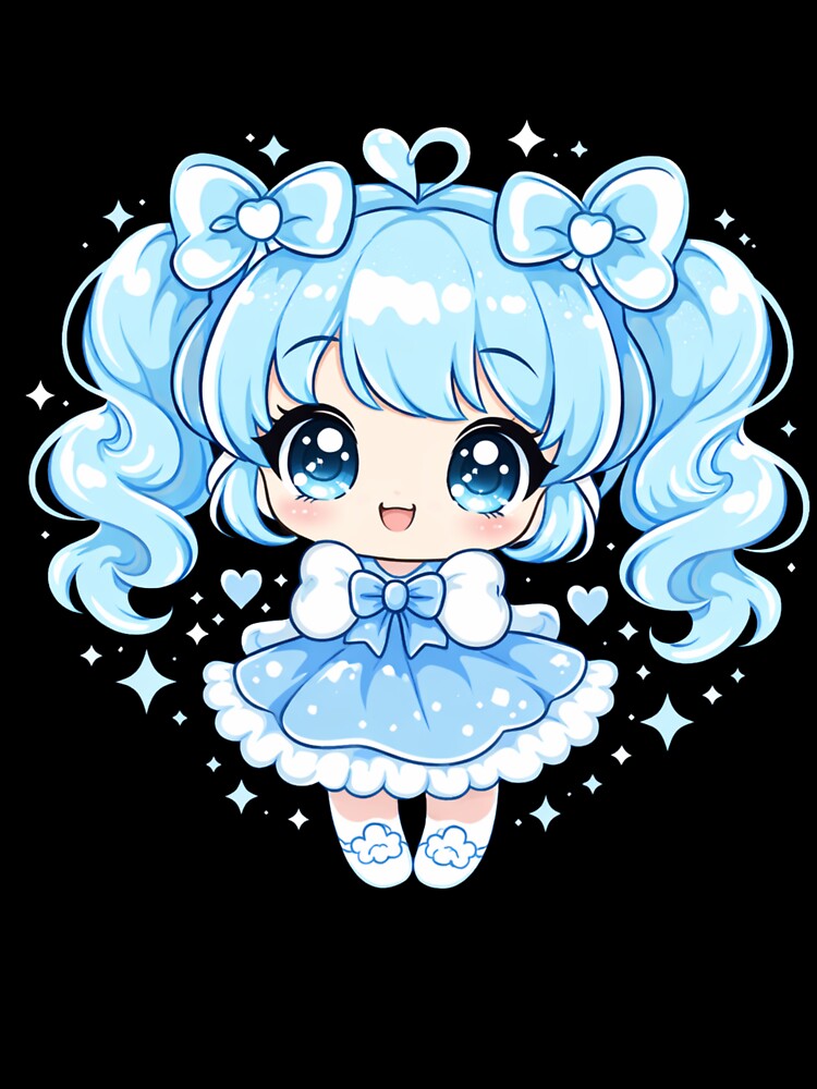 Goth Kawaii Girl – Cute Chibi Anime Aesthetic by PaulaDesignCo