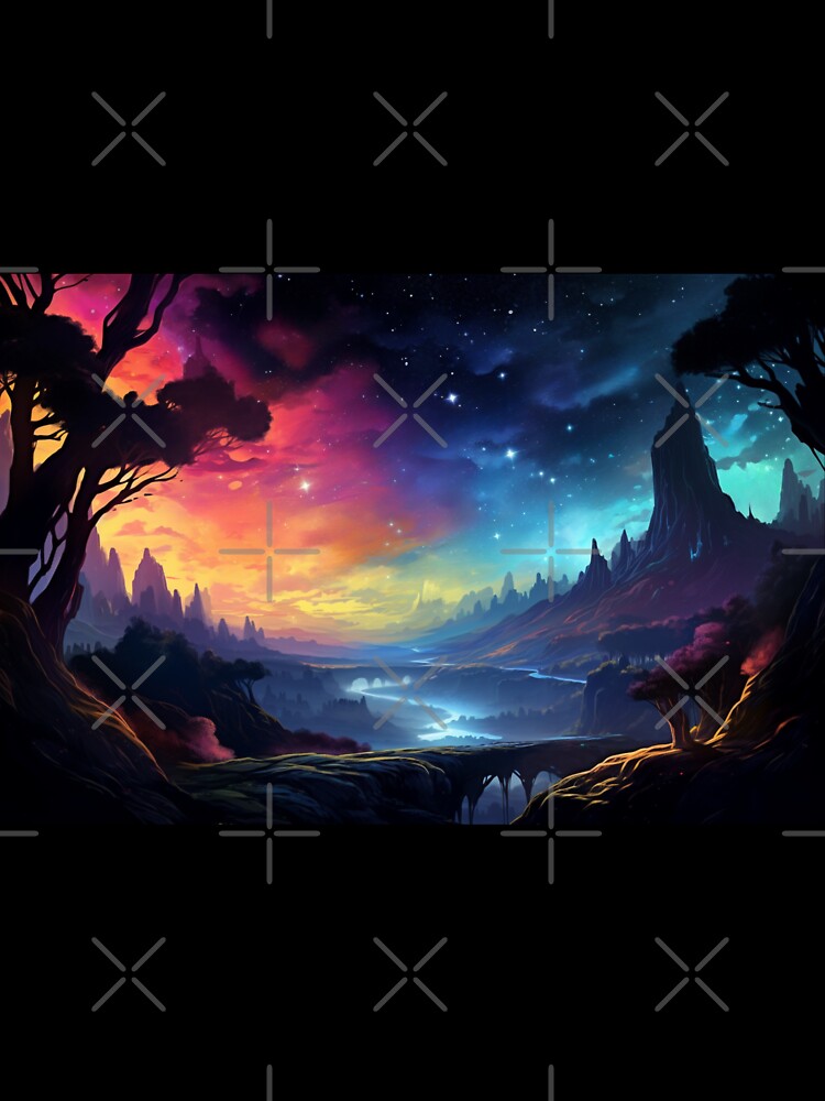 Fantasy Landscape - Sunset to Cosmos by Fantasy Masterpiece