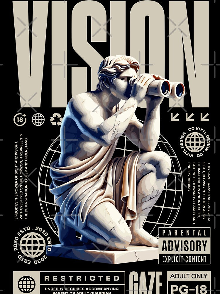 The Observer of Olympus Vision Streetwear by NF Designs Studio DTF