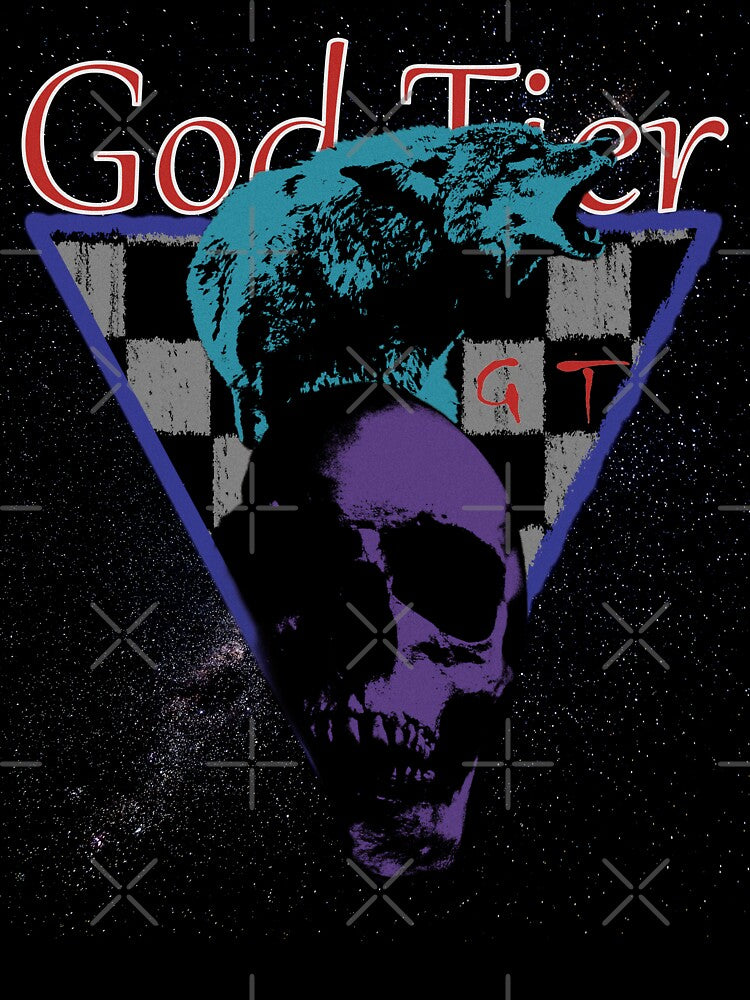 GodTier Wolf Skull Chessboard by MCDPShop