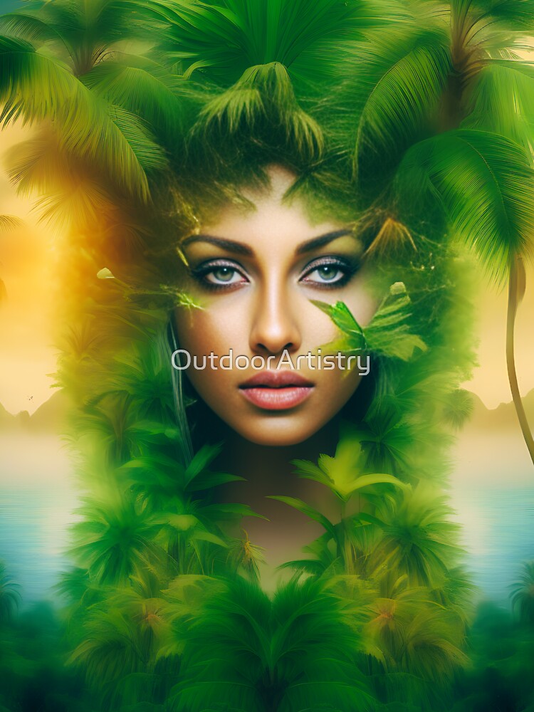 Mother Nature, Palm Tree, After Sun, Sun Rise, Triangle and Pines, Mountain by OutdoorArtistry