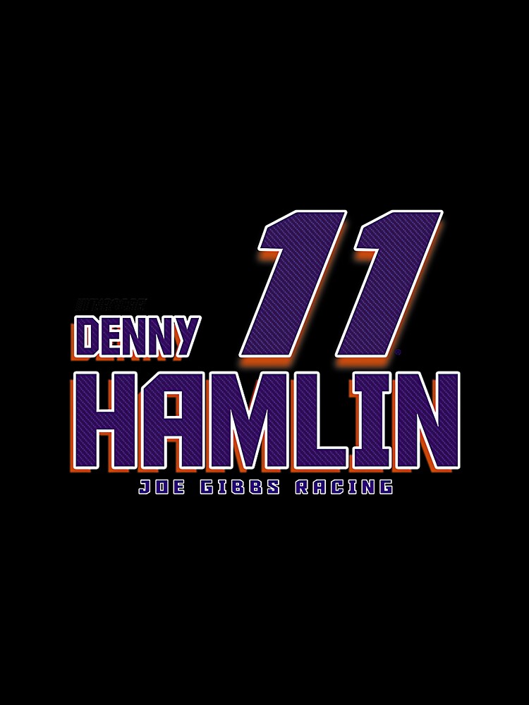 NASCAR - Denny Hamlin - Carbon Fiber Premium Tri-Blend by MichelleELawren
