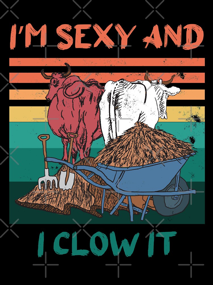 Vintage Cattle Dung Clow Cow Manure Ranch Owner Sexy Farmer by TheAplus
