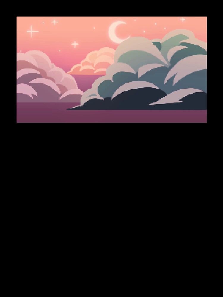 Night Sky Pixel Art by CastielsWalmart