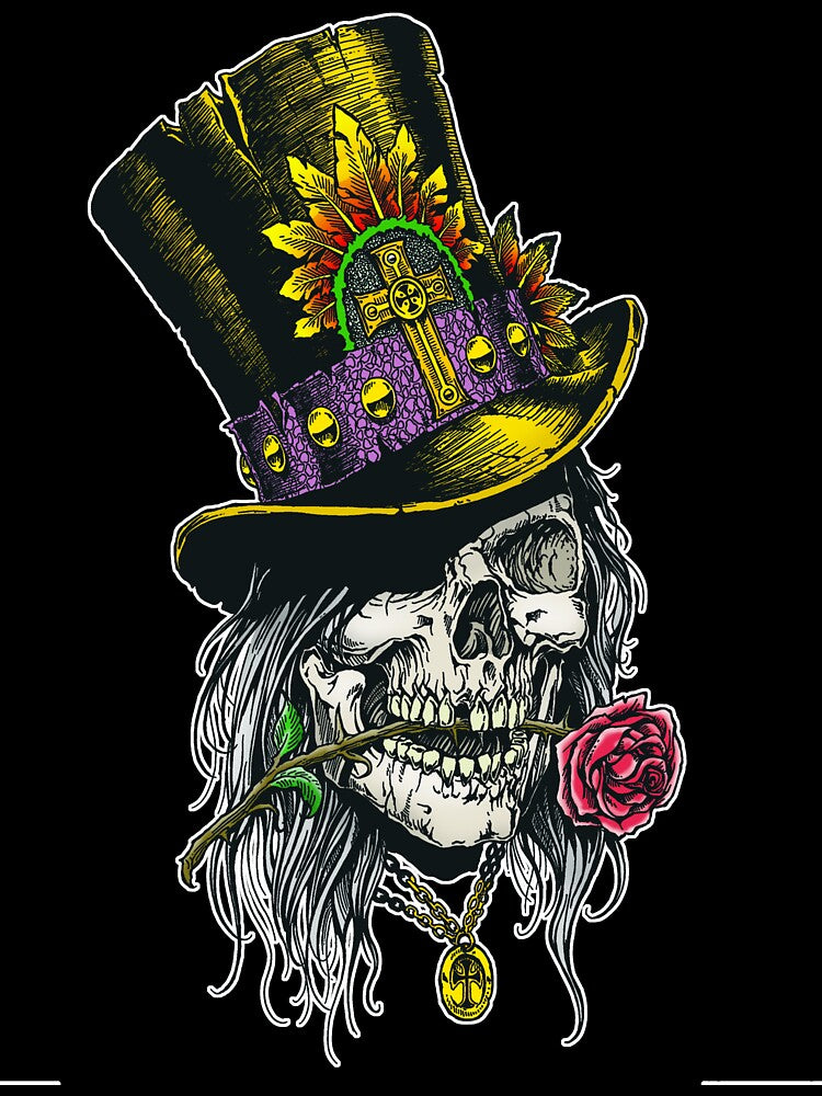 Skull and Top Hat by Fairyjam