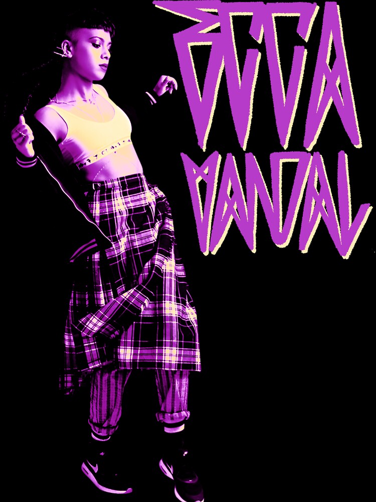 Purple Typography With Alternative Rock Woman Musician by HydroSketchy