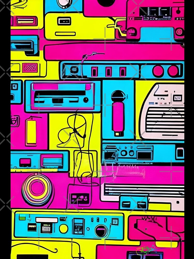 80’s Pop Art Vibes 103 by AI Crypto Warlord