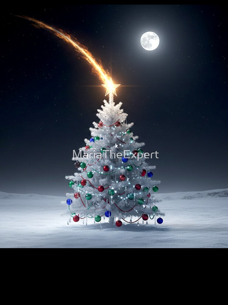 White Christmas Tree by MariaTheExpert