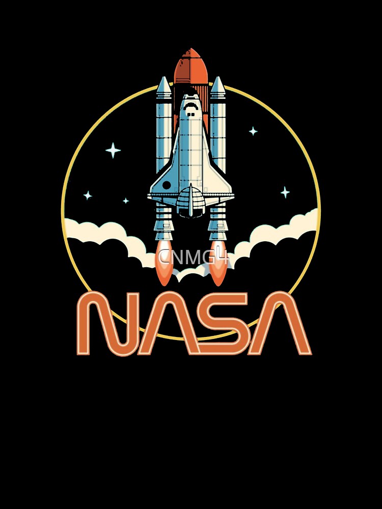 NASA Retro Vintage Space Logo T-Shirt_3768954 by CNMG4