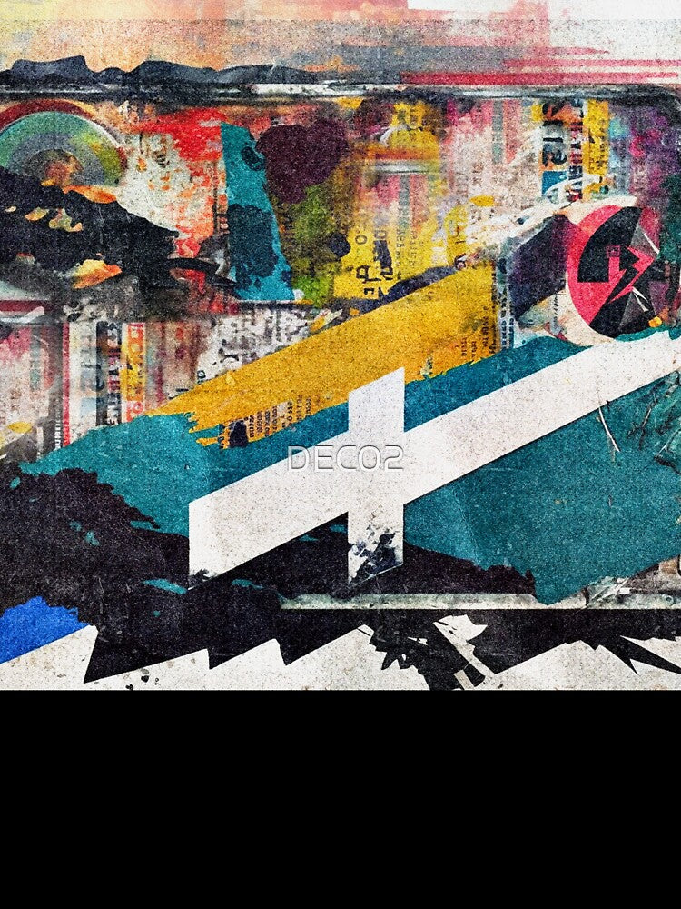 Urban Industrial Grunge-Style Aesthetic Street Abstract by DEC02
