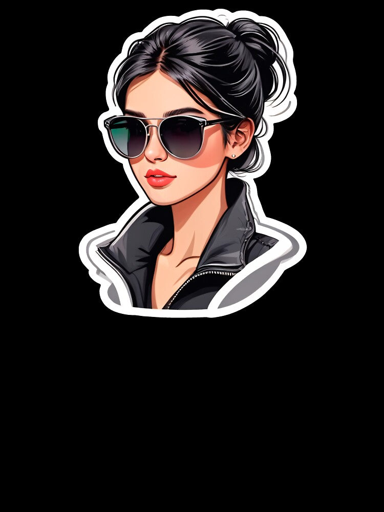Casual Lady With Black Hair and Outfit by MadnessEnvelope