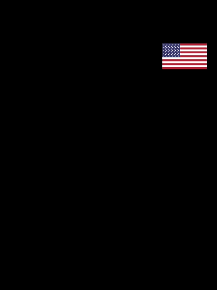 American Flag USA Pocket Patch T-Shirt for Men and Women by AllStarMerch