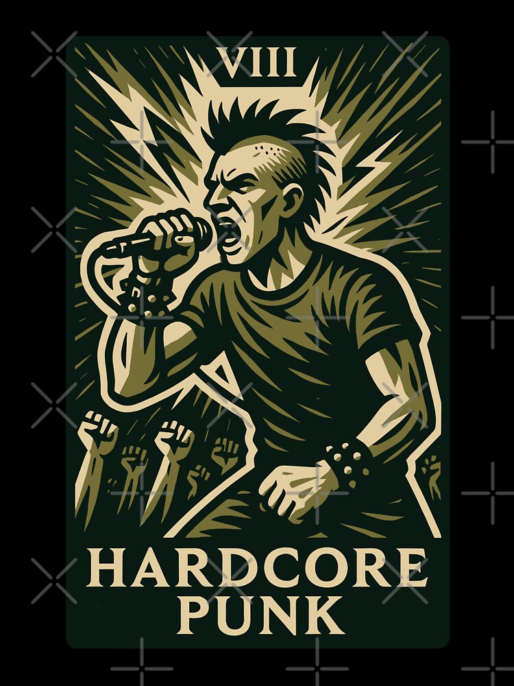 Hardcore Punk (Card VIII) by BRU Design