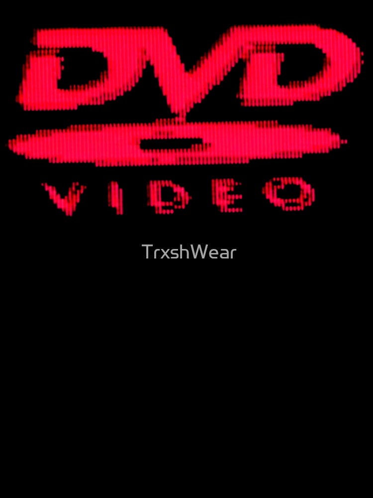 Red dvd logo retro y2k aesthetic by TrxshWear