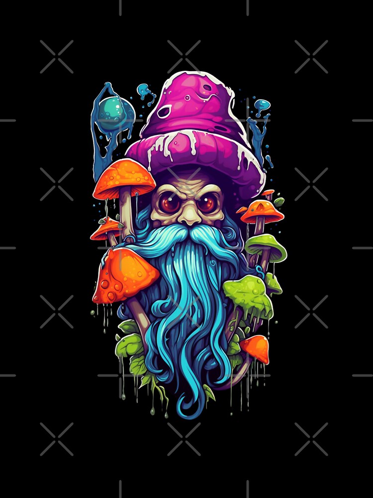 Fantasy Fiction - Psychedelic Mushroom Wizard by Fantasy Masterpiece