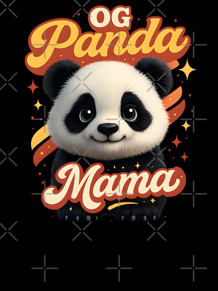 OG Panda Mama Art design | Viral Trending Panda Mama | Kids Hoodie and T-shirt by Holadiseno