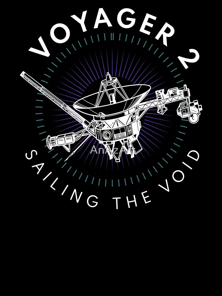 Voyager 2 - Space Probe Deep Space - Sailing the Void by AnAzArt