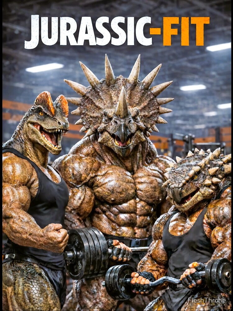 Fitness Dinosaurs by FleshThrone