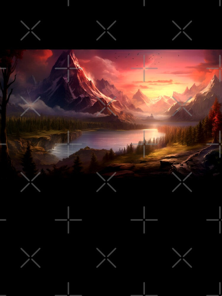 Fantasy Landscape - Towering Mountain Peaks by Fantasy Masterpiece