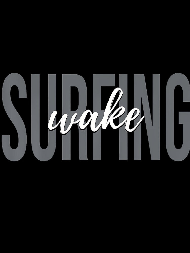 Wake Surfing Wakesurf Wake Surfer Surfing Boat by KristinTara