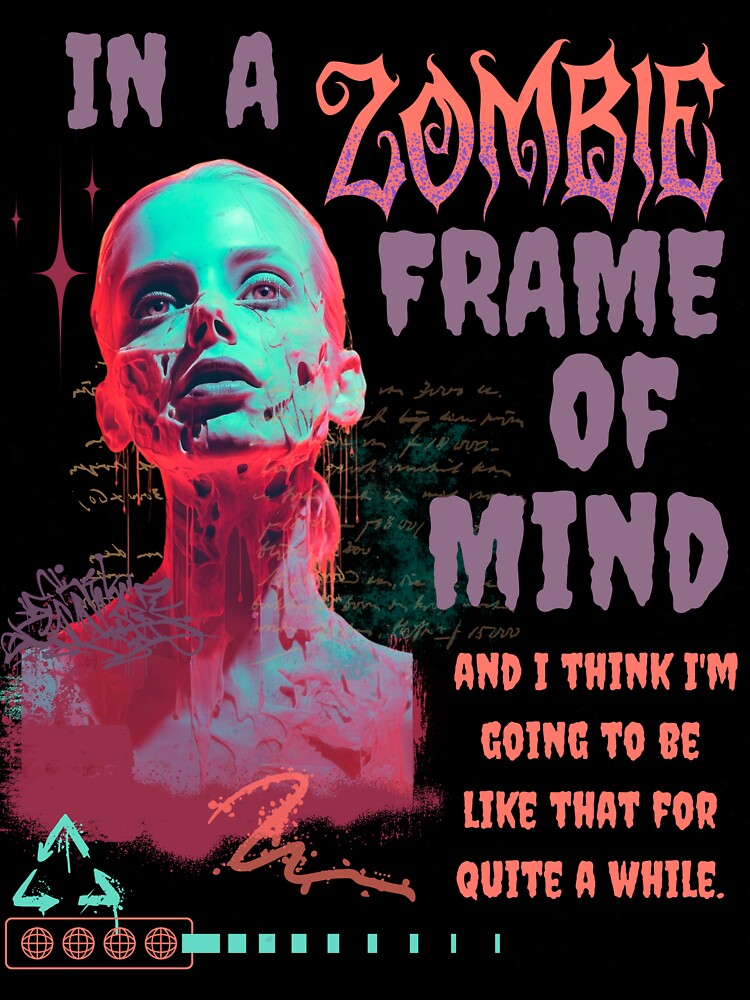 Zombie Frame of Mind Streetwear by Tamarind Tree