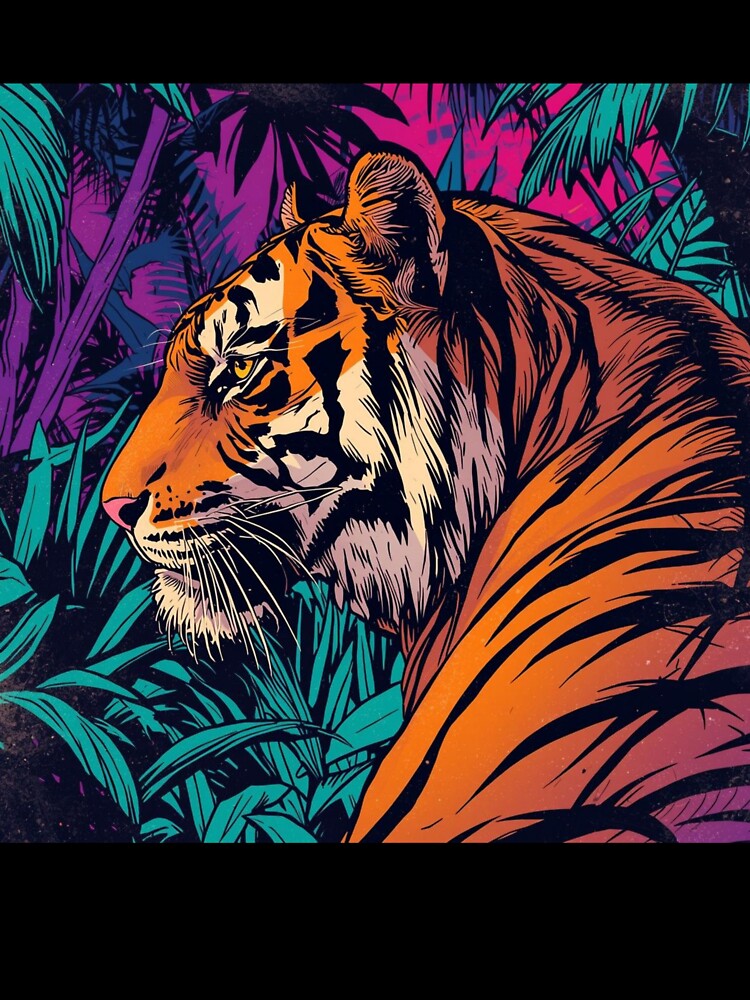 Jungle tiger by Fuzzle studio