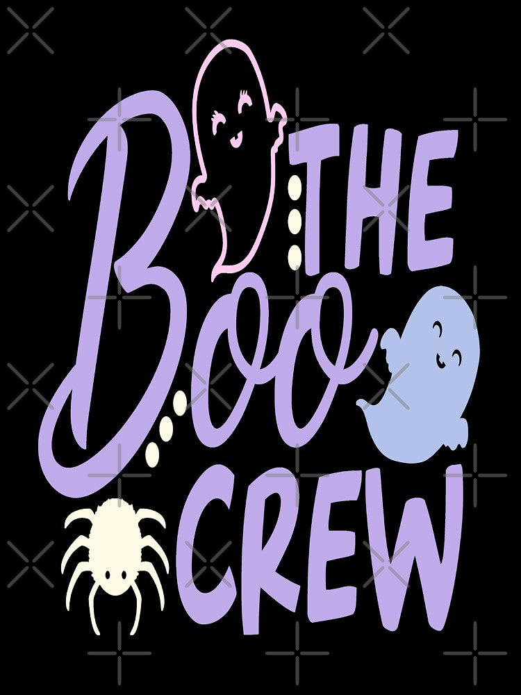 Halloween The Boo Crew - Pastel Purple Blue and Pink by madtoyman