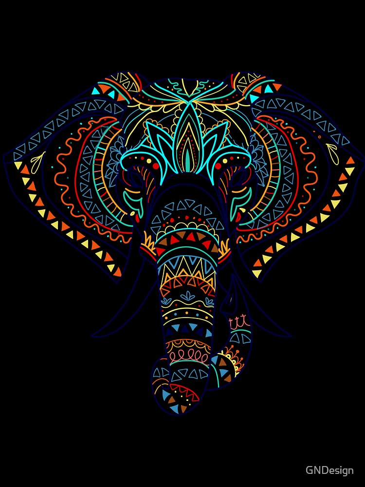 Ethnic Elephant by GNDesign