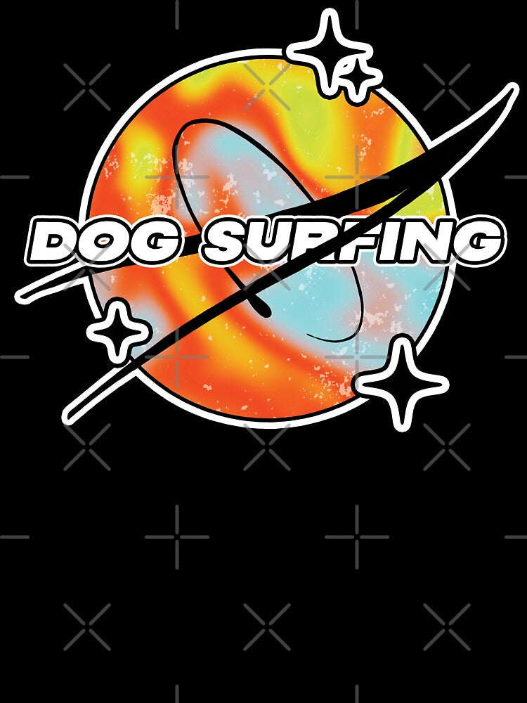 Dog Surfing Melty Space by orlumbuspirate