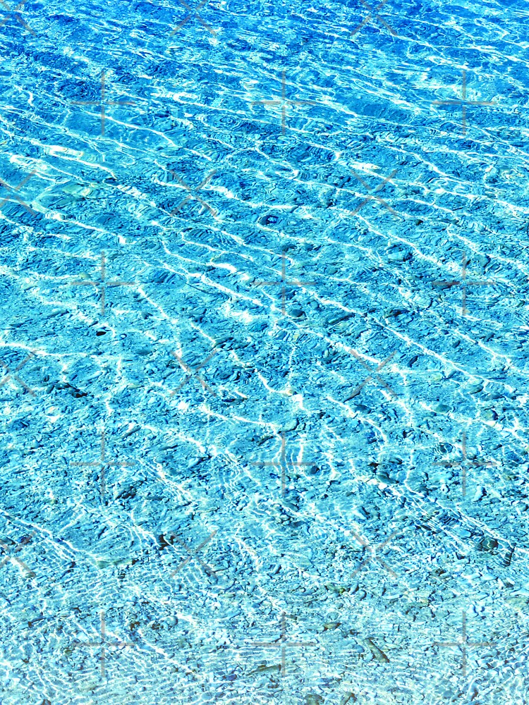 Clear water waves - blue by dizzy8